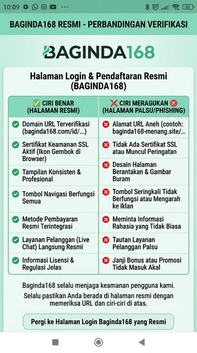 Kanal Resmi unduh aplikasi baginda168 untuk Android